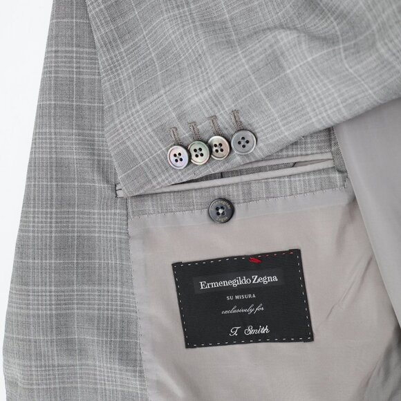 Ermenegildo Zegna Sport coat mens 48R Su Misura 15 MilMil 15 Milano wool plaid
